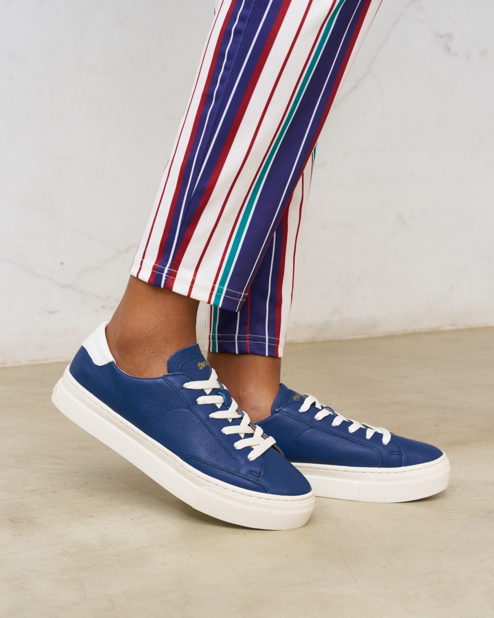 The Ibiza Platform - Classic - Marine Blue - Women's - Women's Sneakers - Marine Blue - Soludos - 