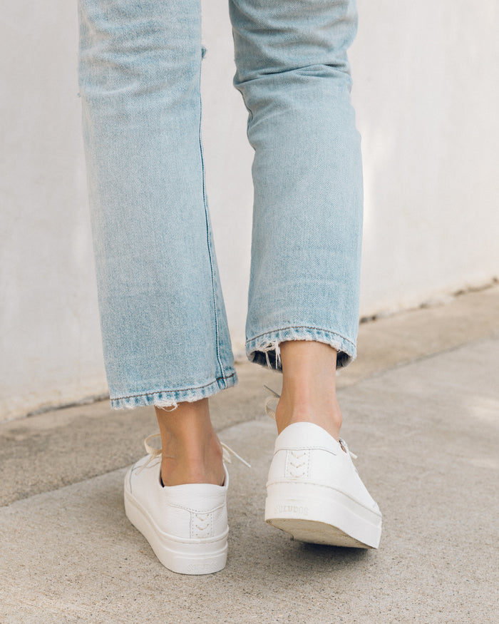 soludos ibiza classic leather sneaker