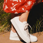 The Ibiza Platform - Classic - Oasis White - Women's - Women's Sneakers - Oasis White - Soludos - 