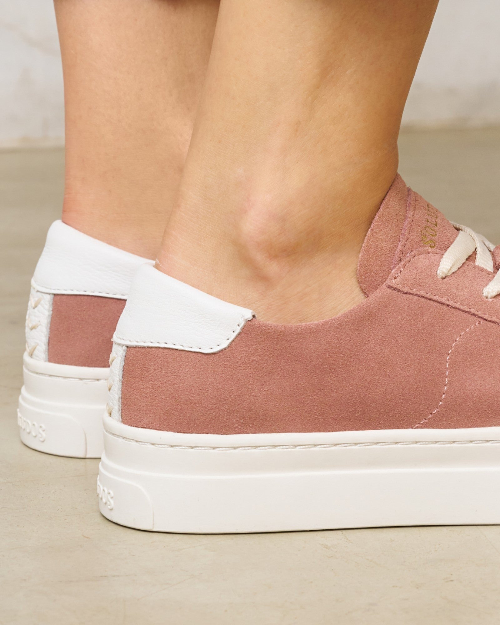 The Ibiza Platform - Suede - Dusty Rose - Women's - Women's Sneakers - Dusty Rose - Soludos - 