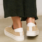The Ibiza Platform - Suede - Sand Tan - Women's - Women's Sneakers - Sand Tan - Soludos - 