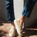 The Ibiza Platform - Suede - Sand Tan - Women's - Women's Sneakers - Sand Tan - Soludos - 