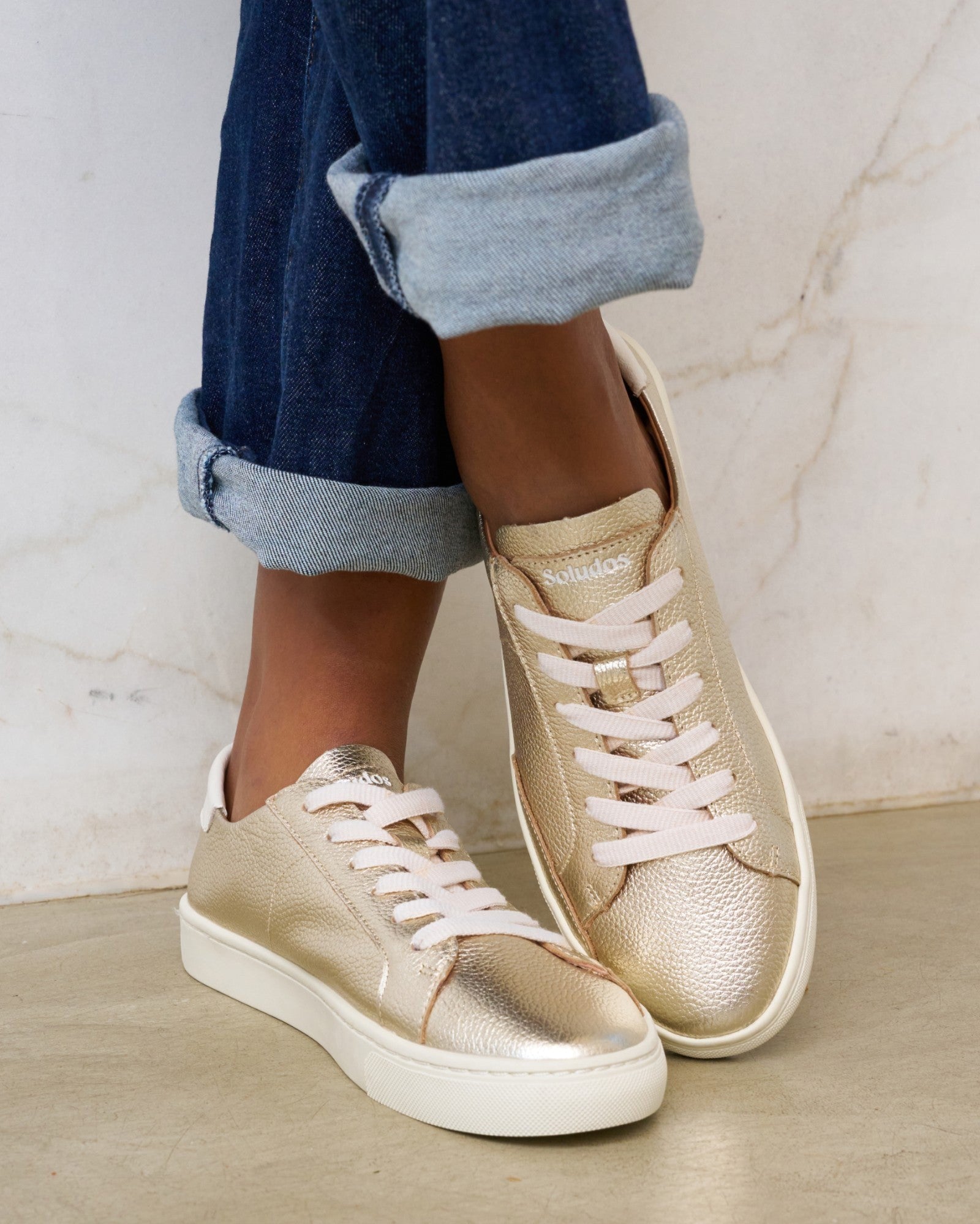 Damen Plateau Plateau Sneaker Gold Puma Suede Puma Sneaker Damen