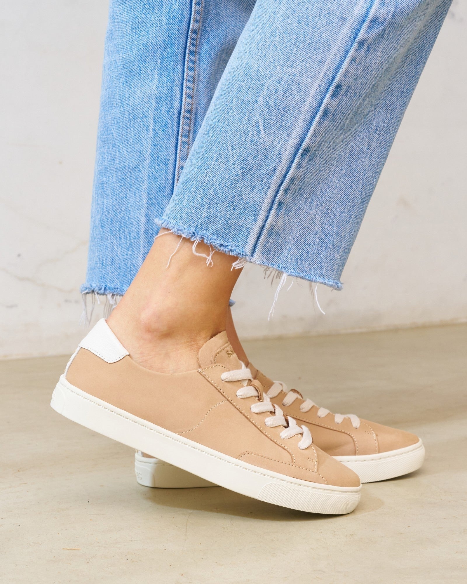 The Original Ibiza - Suede - Champagne Pink - Women's - Women's Sneakers - Champagne Pink - Soludos - 