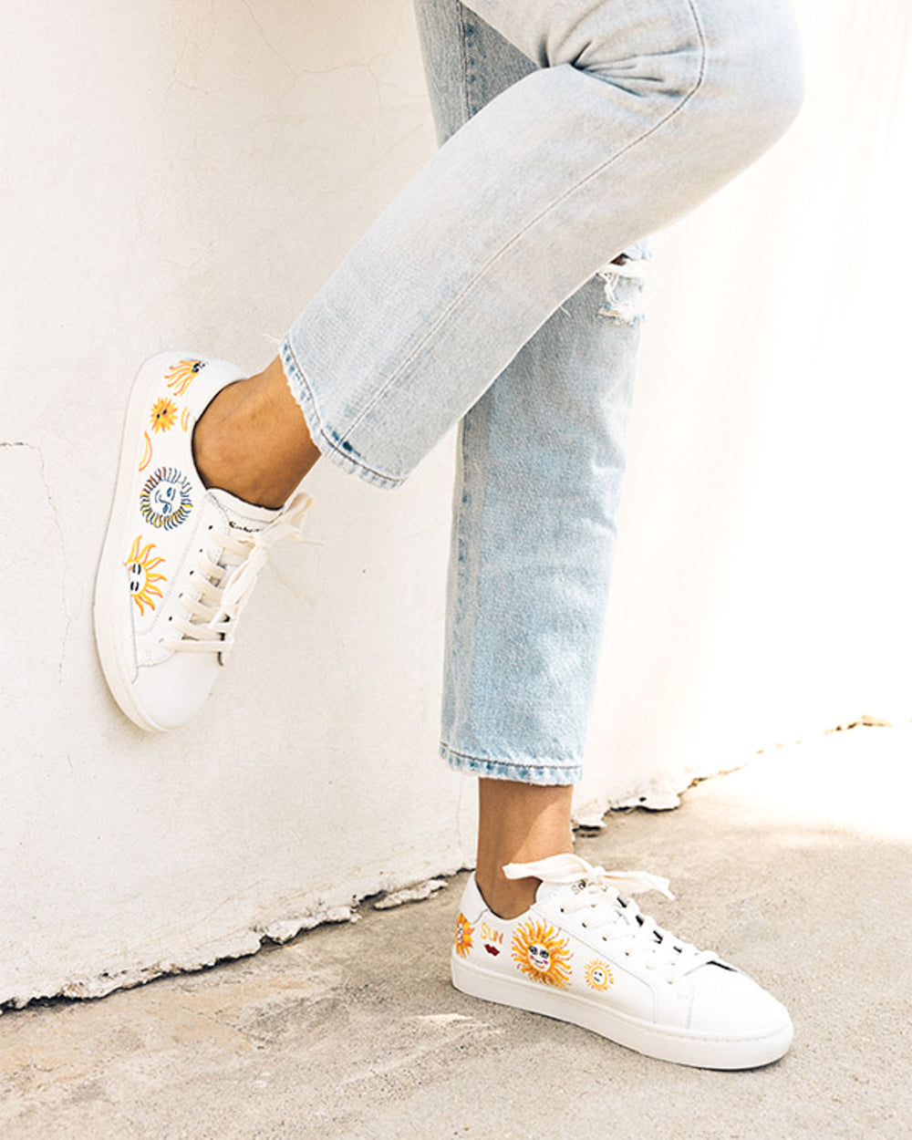 The Original Ibiza - Embroidery / Shine On - White - Women's