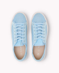blue mesh sneakers