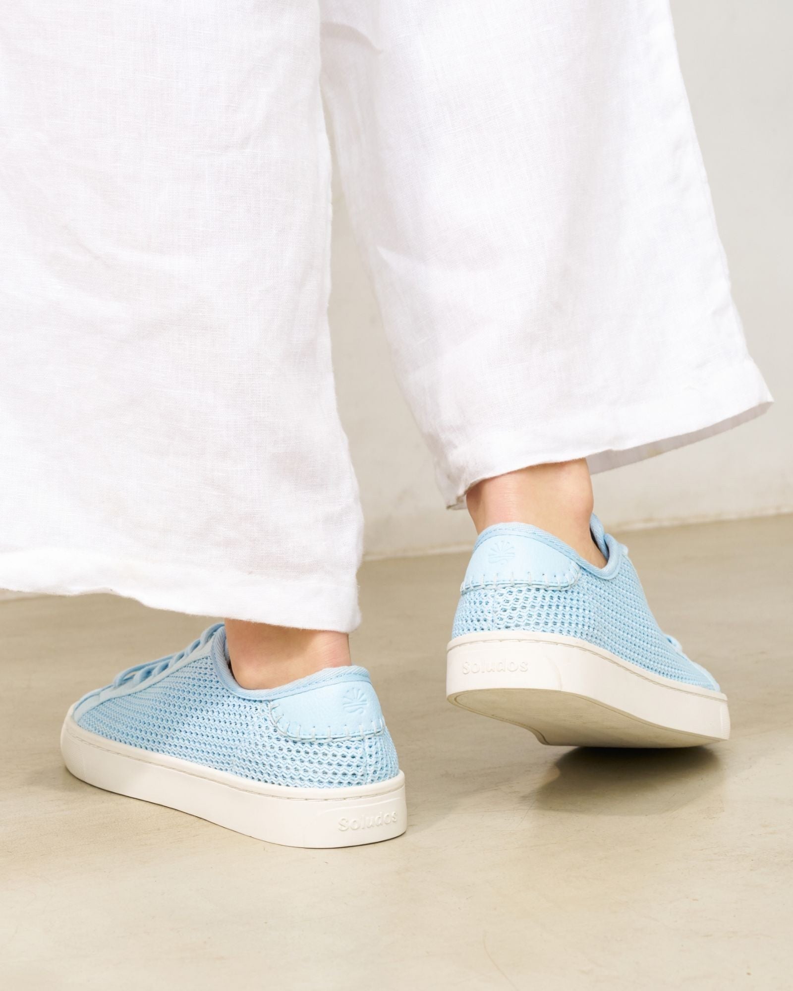 The Original Ibiza - Mesh - Azure Blue - Women's - Women's Sneakers - Azure Blue - Soludos - 
