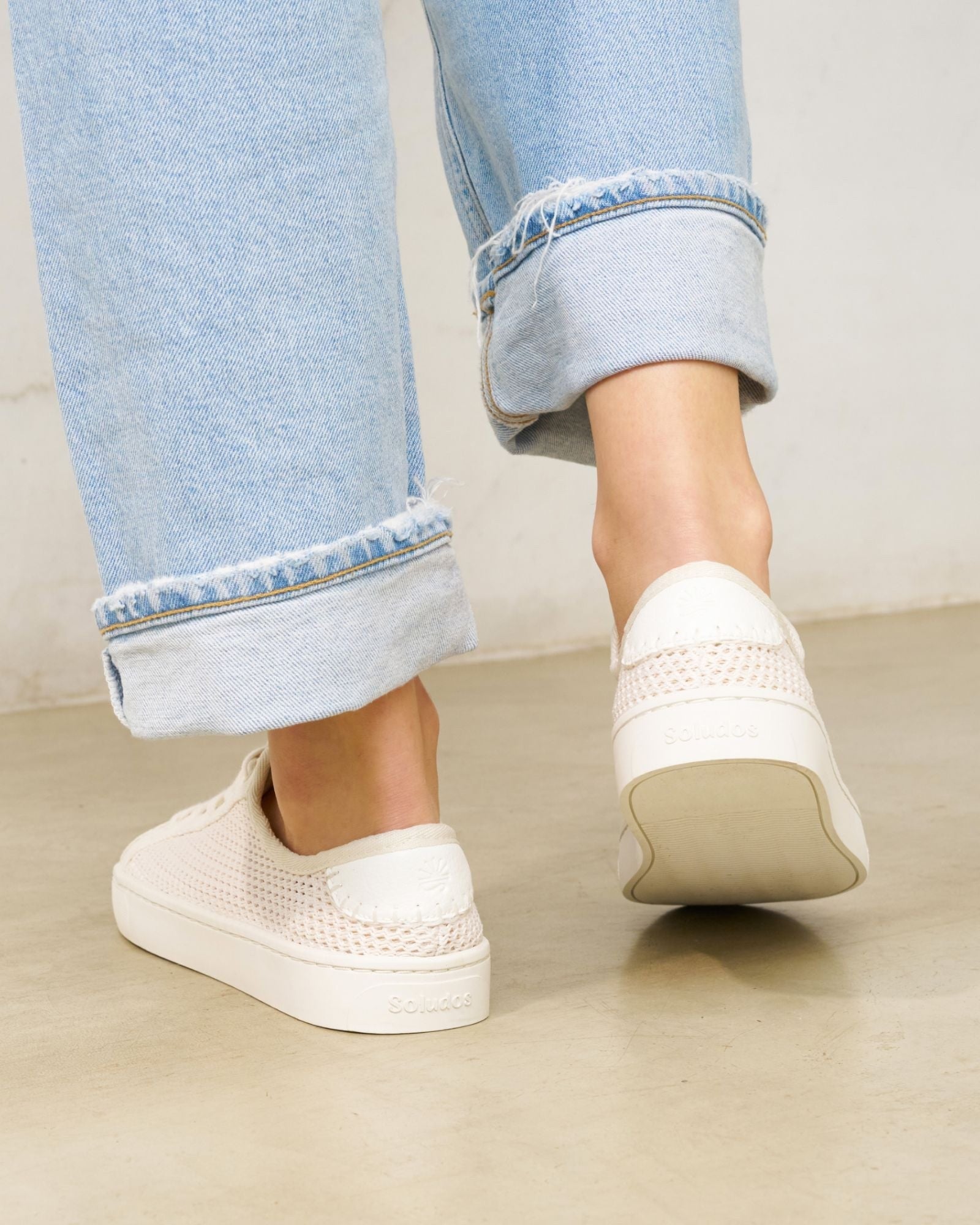 The Original Ibiza - Mesh - Sea Salt White - Women's - Women's Sneakers - Sea Salt White - Soludos - 