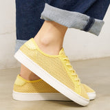 The Original Ibiza - Mesh - Canaria Yellow - Women's - Women's Sneakers - Canaria Yellow - Soludos - 