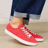 The Original Ibiza - Canvas - Cayenne Red - Women's - Women's Sneakers - Cayenne Red - Soludos - 