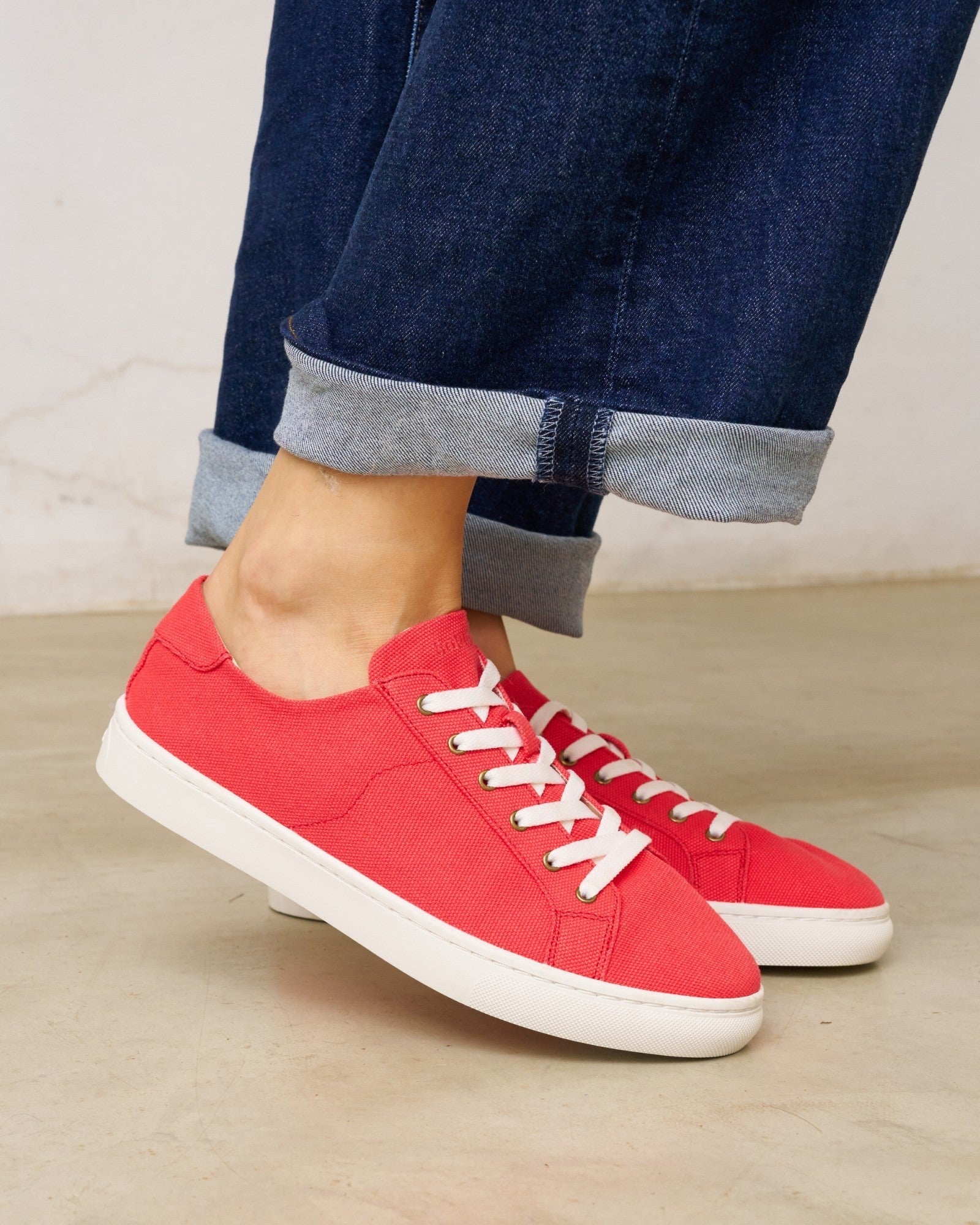 The Original Ibiza - Canvas - Cayenne Red - Women's - Women's Sneakers - Cayenne Red - Soludos - 