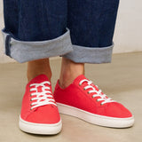 The Original Ibiza - Canvas - Cayenne Red - Women's - Women's Sneakers - Cayenne Red - Soludos - 