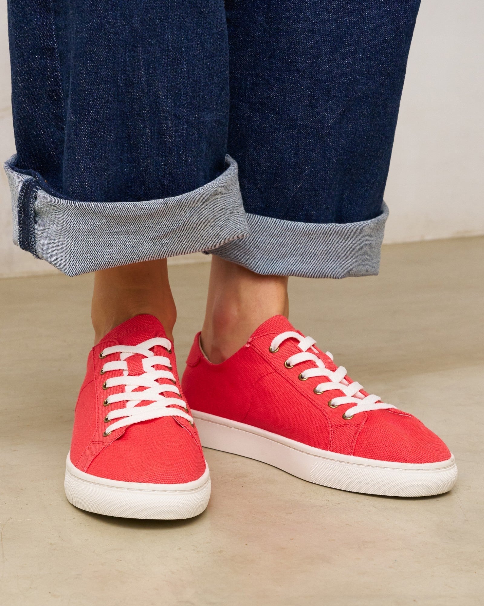 The Original Ibiza - Canvas - Cayenne Red - Women's - Women's Sneakers - Cayenne Red - Soludos - 