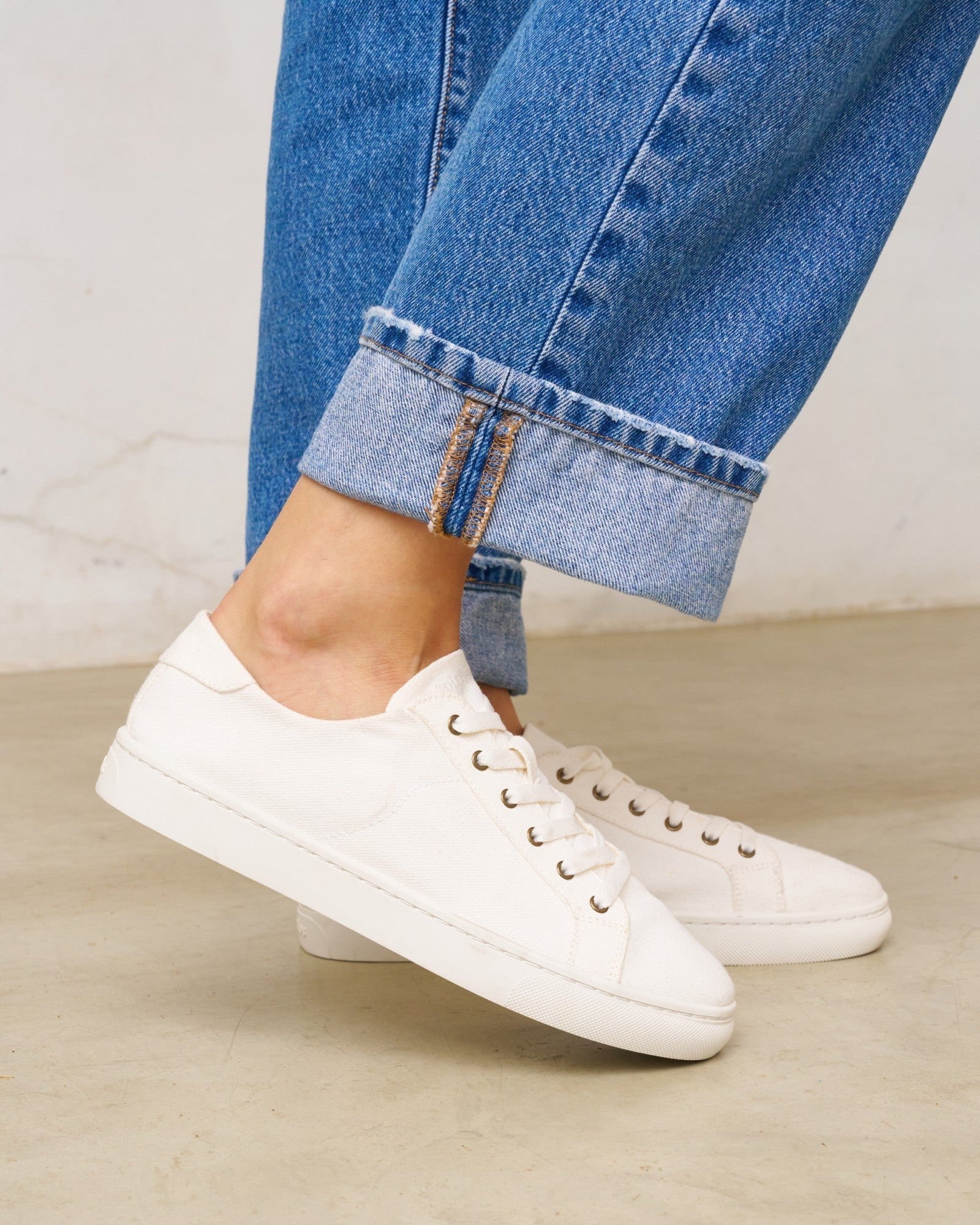 The Original Ibiza - Canvas - La Concha Ivory - Women's - Women's Sneakers - La Concha Ivory - Soludos - 