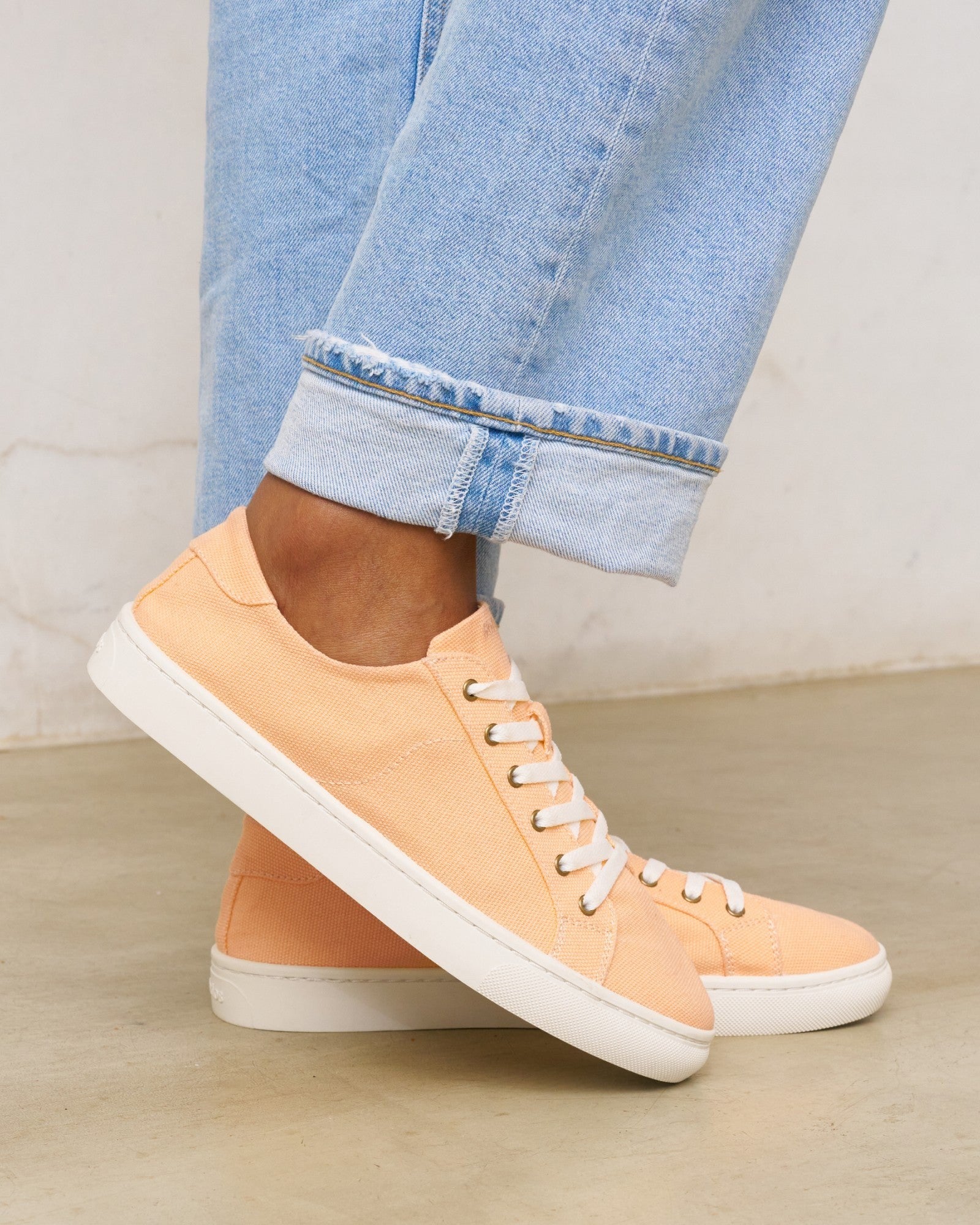 The Original Ibiza - Canvas - Peach Fuzz Orange - Women's - Women's Sneakers - Peach Fuzz Orange - Soludos - 