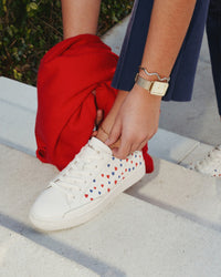The Original Ibiza - Embroidery / Hearts - White - Women's - Women's Sneakers - Oasis White / Hearts - Soludos - 