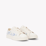Women's Ibiza Classic Sneaker | Embroidery | Draper Blue Florals - Oasis White - Womens Espadrilles - Draper Blue Florals - Oasis White - Soludos - 