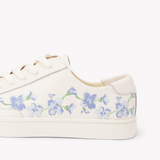 Women's Ibiza Classic Sneaker | Embroidery | Draper Blue Florals - Oasis White - Womens Espadrilles - Draper Blue Florals - Oasis White - Soludos - 
