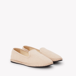 Women's Venetian Flat | Woven Color | Oat Milk Beige - Womens All Weather Flats - Oat Milk Beige - Soludos - 