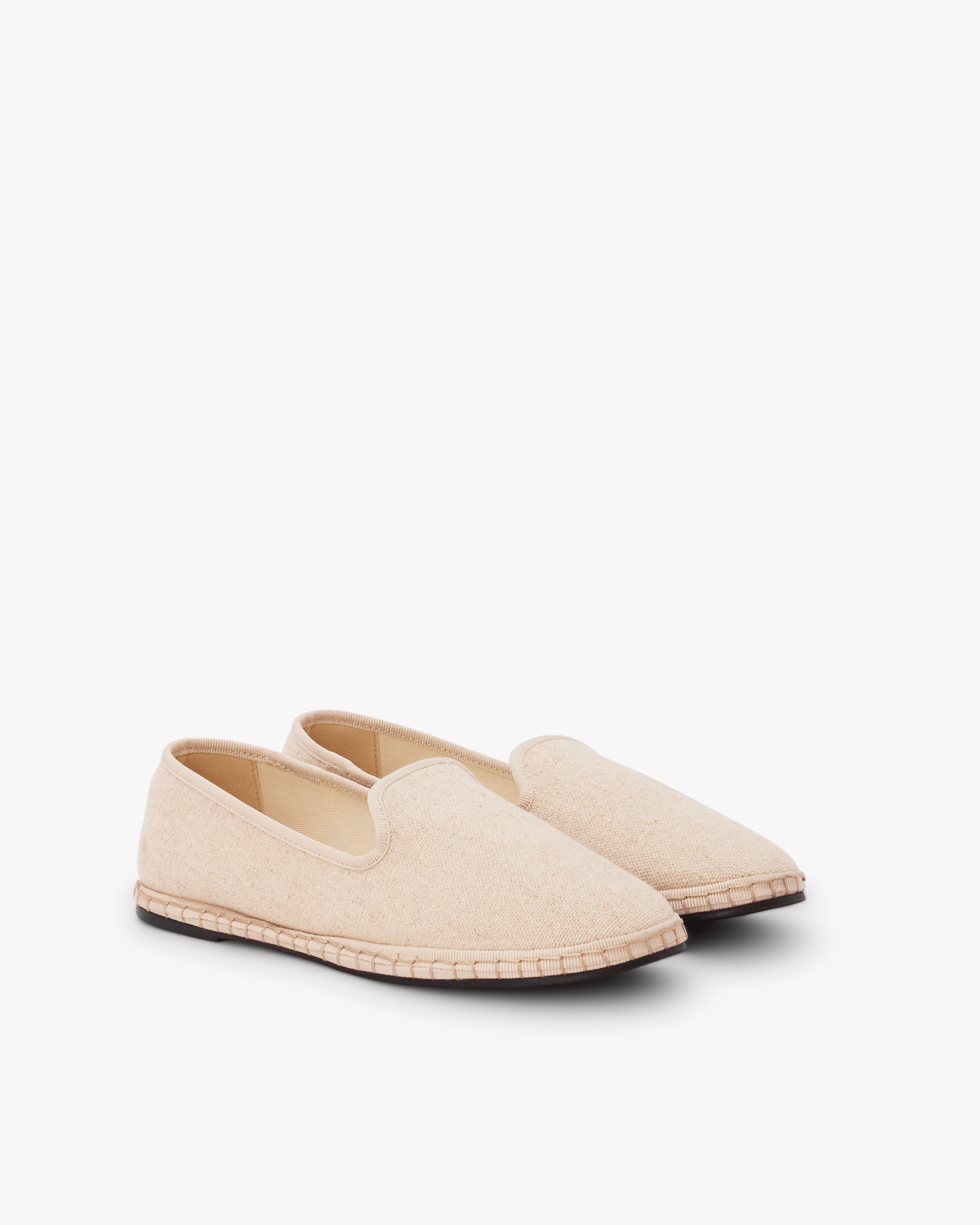 Women's Venetian Flat | Woven Color | Oat Milk Beige - Womens All Weather Flats - Oat Milk Beige - Soludos - 