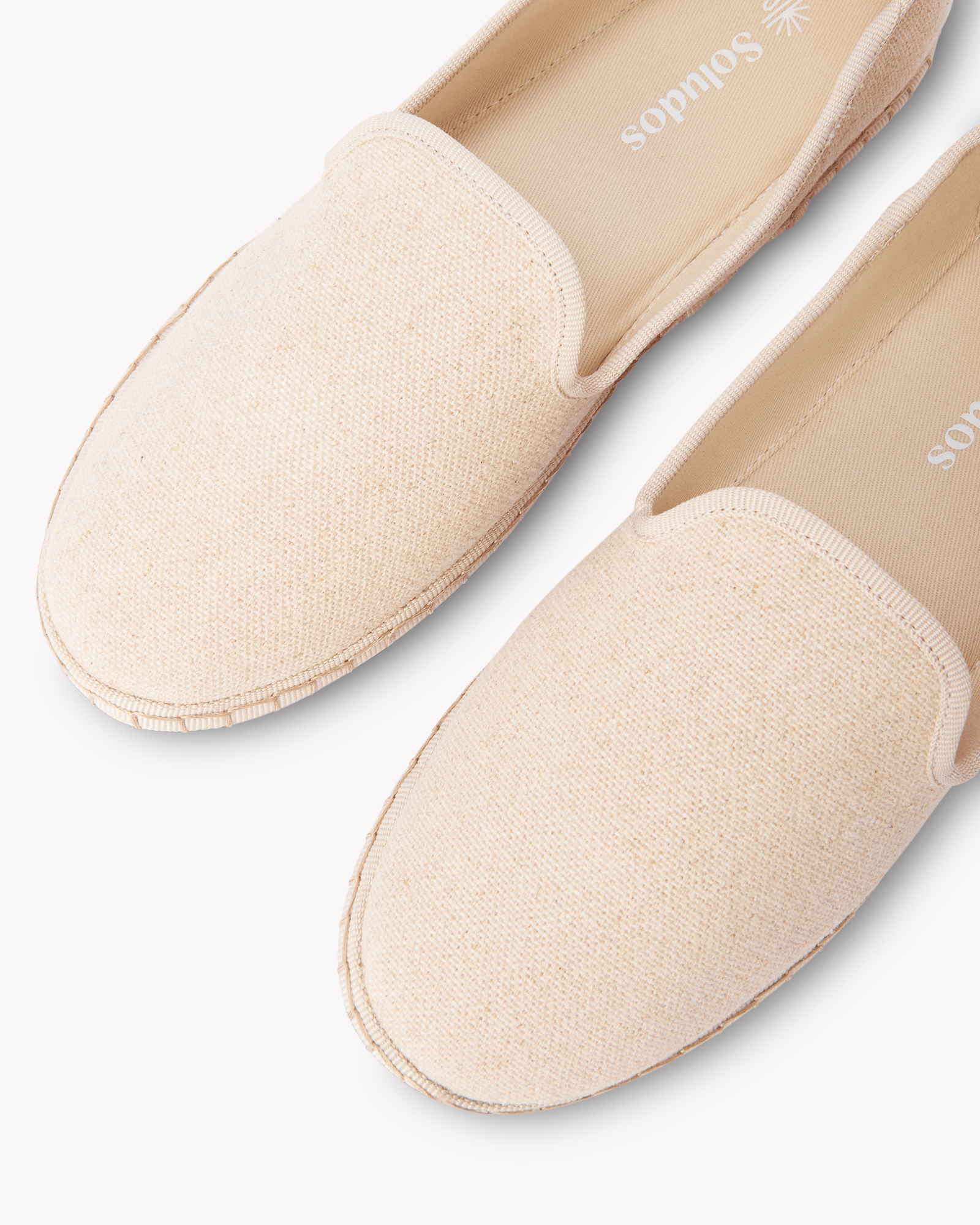 Women's Venetian Flat | Woven Color | Oat Milk Beige - Womens All Weather Flats - Oat Milk Beige - Soludos - 
