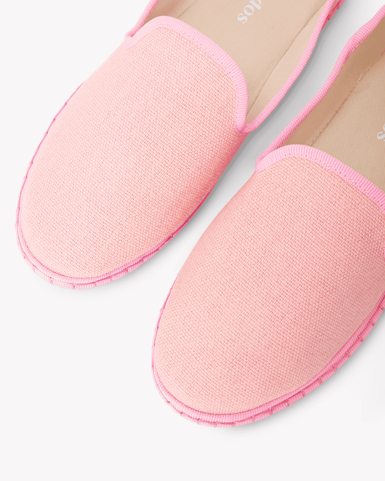 Women's Venetian Flat | Woven Color | Sorbet Pink - Womens All Weather Flats - Sorbet Pink - Soludos - 