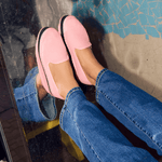 Women's Venetian Flat | Woven Color | Sorbet Pink - Womens All Weather Flats - Sorbet Pink - Soludos - 
