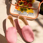 Women's Venetian Flat | Woven Color | Sorbet Pink - Womens All Weather Flats - Sorbet Pink - Soludos - 