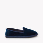Women's Venetian Flat | Velvet | Royal Navy - Women's Espadrilles - Royal Navy - Soludos - 