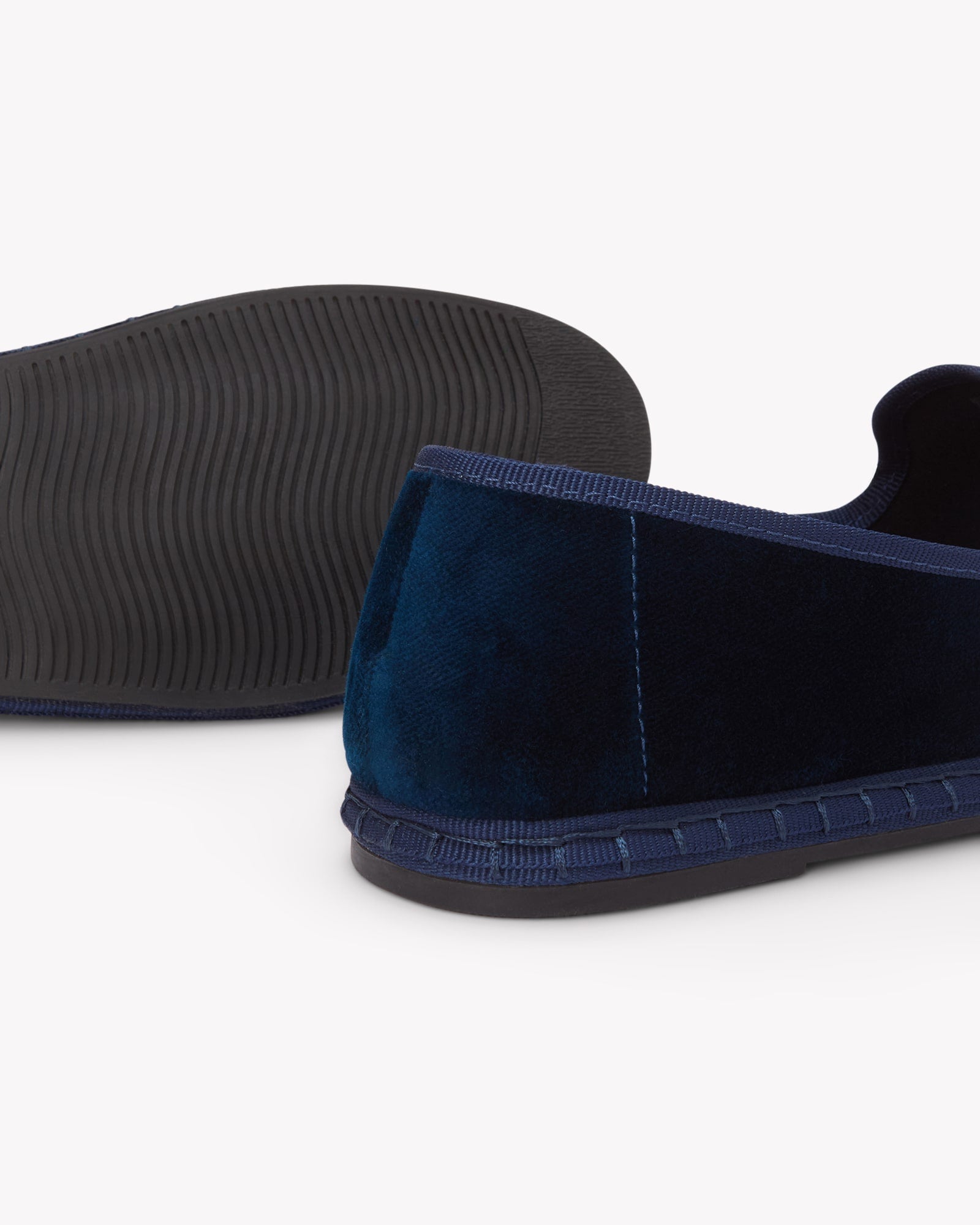 Women's Venetian Flat | Velvet | Royal Navy - Women's Espadrilles - Royal Navy - Soludos - 