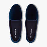 Women's Venetian Flat | Velvet | Royal Navy - Women's Espadrilles - Royal Navy - Soludos - 