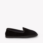 Women's Venetian Flat | Velvet | Midnight Black - Women's Espadrilles - Midnight Black - Soludos - 