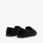 Women's Venetian Flat | Velvet | Midnight Black - Women's Espadrilles - Midnight Black - Soludos - 