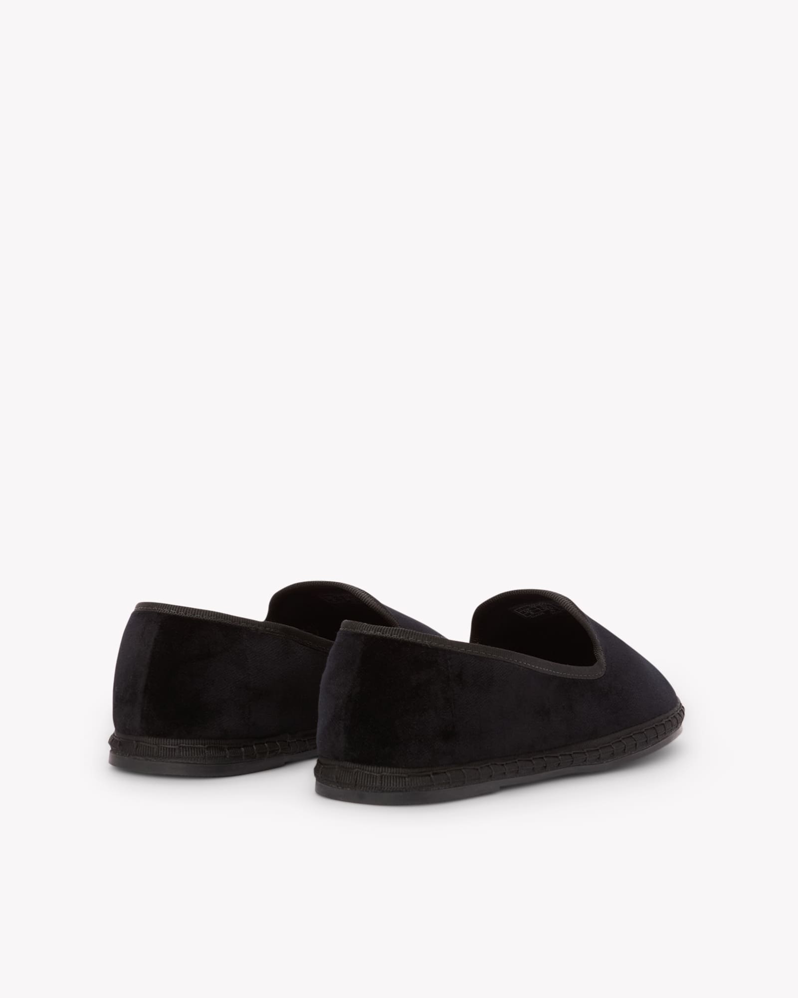 Women's Venetian Flat | Velvet | Midnight Black - Women's Espadrilles - Midnight Black - Soludos - 
