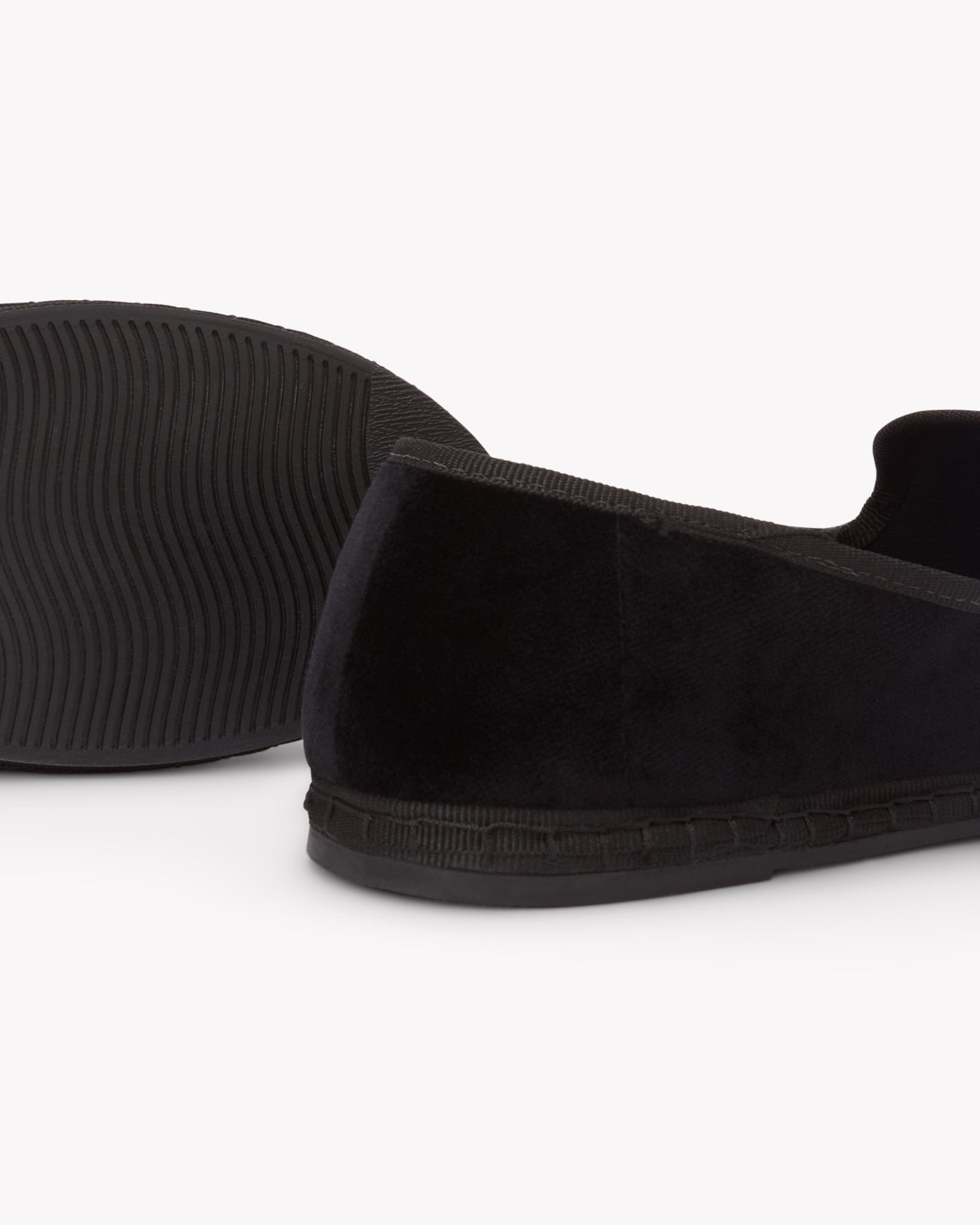 Women's Venetian Flat | Velvet | Midnight Black - Women's Espadrilles - Midnight Black - Soludos - 