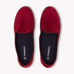 Women's Venetian Flat | Velvet | Cherry Red - Women's Espadrilles - Cherry Red - Soludos - 
