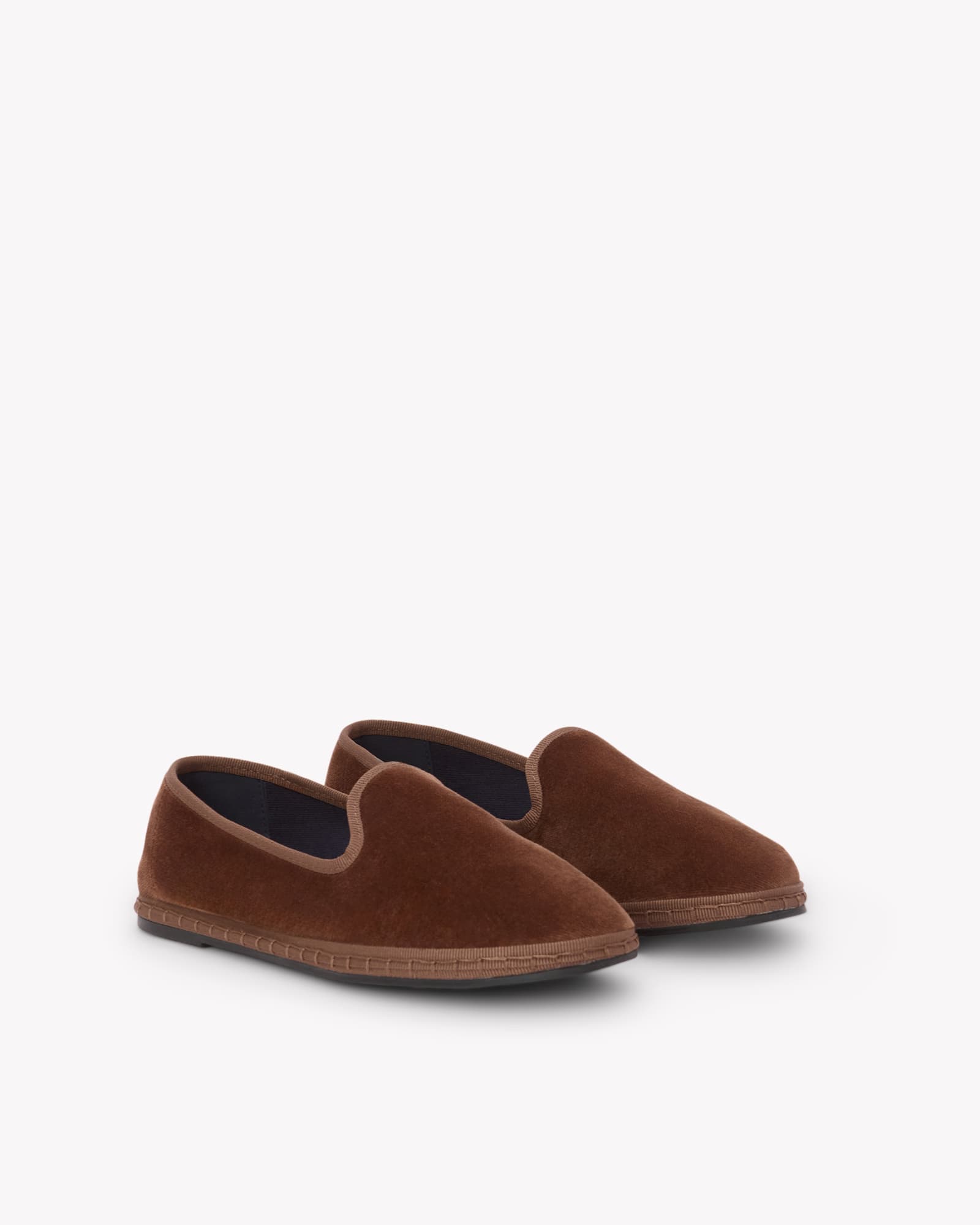 Women's Venetian Flat | Velvet | Mustard Brown - Women's Espadrilles - Mustard Brown - Soludos - 