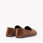 Women's Venetian Flat | Velvet | Mustard Brown - Women's Espadrilles - Mustard Brown - Soludos - 