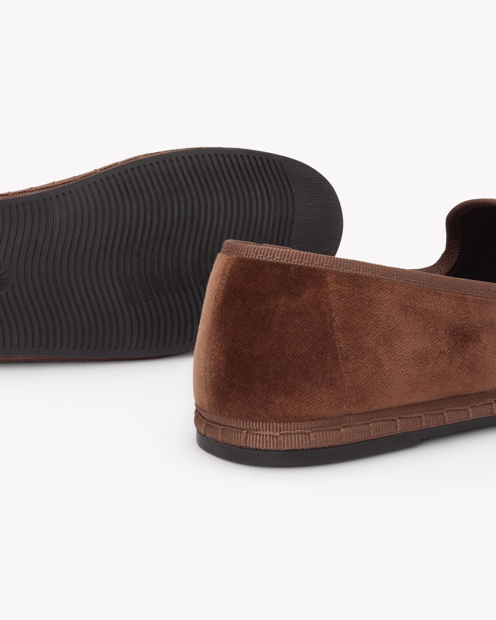 Women's Venetian Flat | Velvet | Mustard Brown - Women's Espadrilles - Mustard Brown - Soludos - 