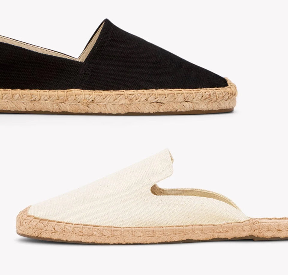 The Dali Mule | Piedra Gray Women's Espadrilles – Soludos