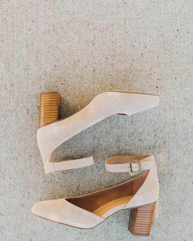 The Gemma - Suede - Sand - Women's