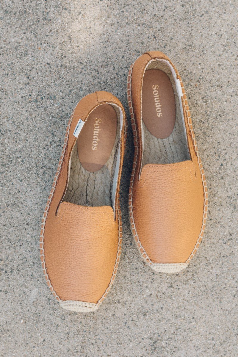 Soludos leather smoking on sale slipper