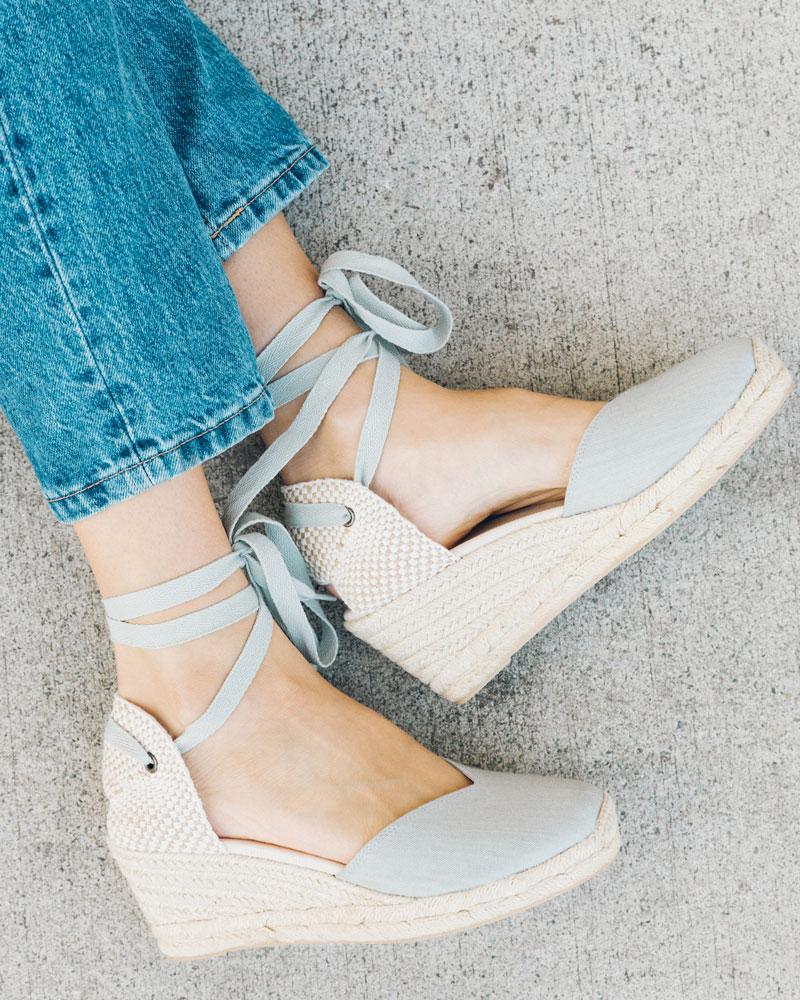 Soludos wedge lace hot sale up espadrille