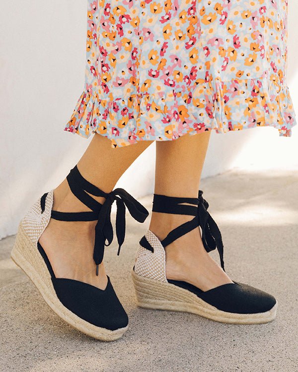 Womens low hotsell wedge espadrilles