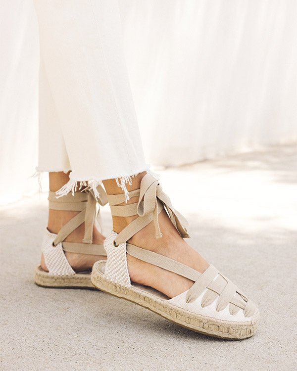 The Luella Lace Up Classic Sand