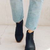 The Venetian Bootie - Leather - Black - Women's - Women's Booties - Black - Soludos -