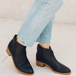The Venetian Bootie - Leather - Black - Women's - Women's Booties - Black - Soludos -