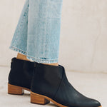 The Venetian Bootie - Leather - Black - Women's - Women's Booties - Black - Soludos -