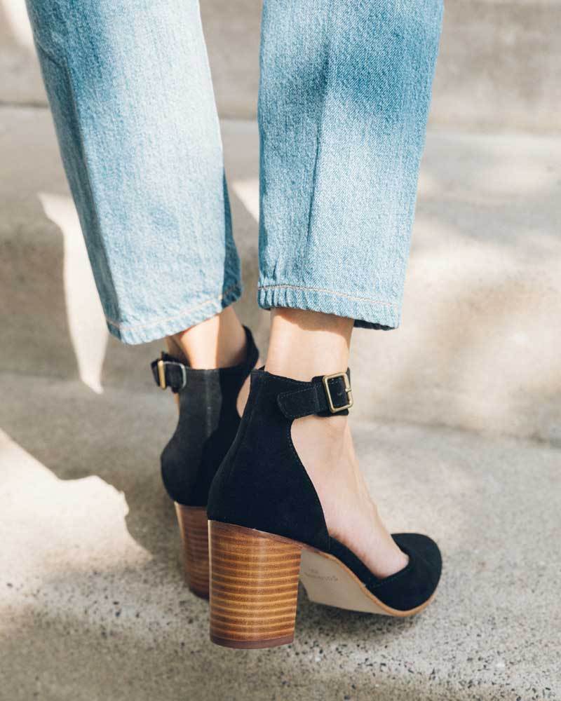 The Gemma - Suede - Black - Women's